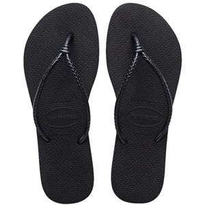 Havaianas Slim Tube Women FlipFlop Black 6.5/7 UK Havaianas Slim Tube Women FlipFlop Black 6.5/7 UK