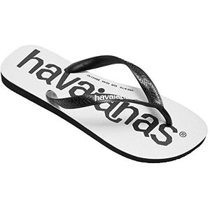 Havaianas Top Logomania (Mini Me) Unisex kids FlipFlop Black/Black 12/13 UK Child Havaianas Top Logomania (Mini Me) Unisex kids FlipFlop Black/Black 12/13 UK Child