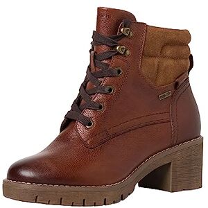 Tamaris Comfort Women’s Ankle Boots with Heel Leather with Laces and Zip Comfort Fit , Cognac, 6 UK Tamaris Comfort Women’s Ankle Boots with Heel Leather with Laces and Zip Comfort Fit , Cognac, 6 UK