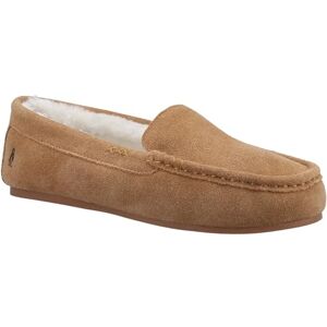 Hush Puppies Women's Annie Mocassin Slippers, Tan, 7 Hush Puppies Women's Annie Mocassin Slippers, Tan, 7