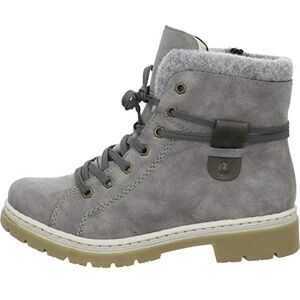 Rieker Y9413 Women's Lace-Up Ankle Boots, Grey Fog Basalt, 4 UK Rieker Y9413 Women's Lace-Up Ankle Boots, Grey Fog Basalt, 4 UK