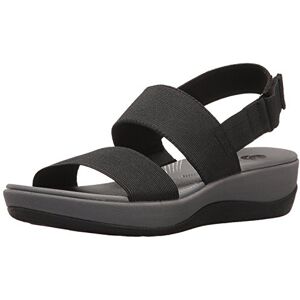 Clarks Women's Arla Jacory Wedge Sandal, Black Solid, 3.5 UK Clarks Women's Arla Jacory Wedge Sandal, Black Solid, 3.5 UK