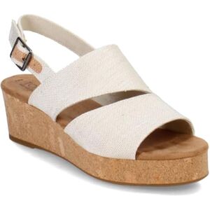 TOMS Women's Sling-Back Platform Wedges Sustainable Style & Comfort with Eco-Friendly Cork Design TOMS Women's Sling-Back Platform Wedges Sustainable Style & Comfort with Eco-Friendly Cork Design