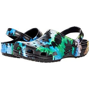 Crocs Women's Classic Solar Rainbow Clogs, Black/Pastel, 4 Women/2 Men Crocs Women's Classic Solar Rainbow Clogs, Black/Pastel, 4 Women/2 Men