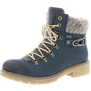 Rieker Ladies Fur Lined Ankle Boots Y9131-14 Blue Combi Synthetic UK Size 8 EU Size 42 US Size 10 Rieker Ladies Fur Lined Ankle Boots Y9131-14 Blue Combi Synthetic UK Size 8 EU Size 42 US Size 10