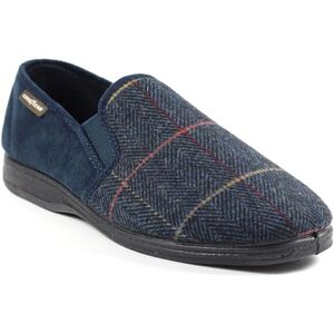 Lazy Dogz Mens Harrison II Navy Slipper 12 Blue Lazy Dogz Mens Harrison II Navy Slipper 12 Blue