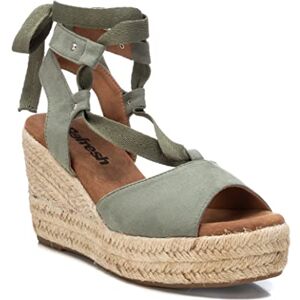 REFRESH 79808, Wedge Heels Sandals, KAKI, REFRESH 79808, Wedge Heels Sandals, KAKI,
