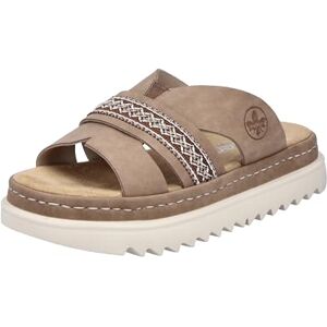 Rieker Women's 61589 Mules, beige, 7.5 UK Rieker Women's 61589 Mules, beige, 7.5 UK