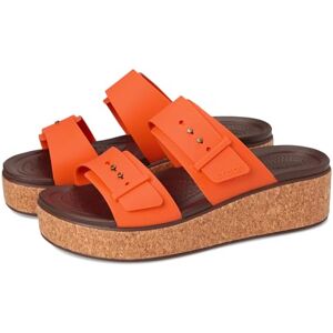 Crocs Women Sandal, Brooklyn Cork Buckle, Topaz, 2 UK Women Crocs Women Sandal, Brooklyn Cork Buckle, Topaz, 2 UK Women