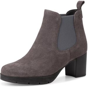 Tamaris Women's Chelsea Leather Block Heel, gray, 4 UK Tamaris Women's Chelsea Leather Block Heel, gray, 4 UK