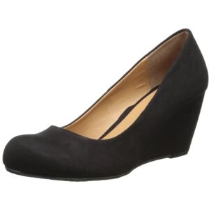 CL by Laundry Women's Nima Wedge Pump, Black Super Suede, 5.5 UK CL by Laundry Women's Nima Wedge Pump, Black Super Suede, 5.5 UK