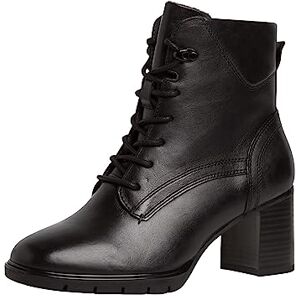 Tamaris Comfort Women’s Ankle Boots with Heel Leather with Laces and Zip Comfort Fit , Black, 4 UK Tamaris Comfort Women’s Ankle Boots with Heel Leather with Laces and Zip Comfort Fit , Black, 4 UK