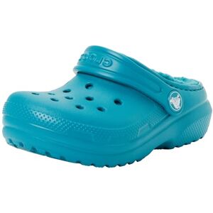 Crocs Unisex Kids, Classic Lined Clog T, Turbo Teal, 8 UK Child Crocs Unisex Kids, Classic Lined Clog T, Turbo Teal, 8 UK Child