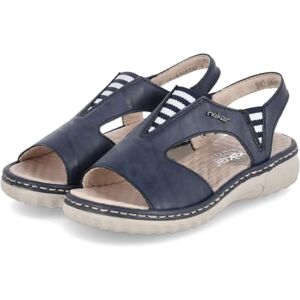 Rieker Women's 60466 Wedge Sandals, Blue, 37 EU, Blue, 4 UK Rieker Women's 60466 Wedge Sandals, Blue, 37 EU, Blue, 4 UK