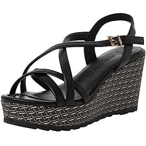 MARCO TOZZI Women's 2-2-28009-30 Wedge Sandals, Black (Black Comb), 8 UK MARCO TOZZI Women's 2-2-28009-30 Wedge Sandals, Black (Black Comb), 8 UK