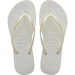 Havaianas Slim Flip Flops Women White 1/2 UK Flip Flops Shoes Havaianas Slim Flip Flops Women White 1/2 UK Flip Flops Shoes