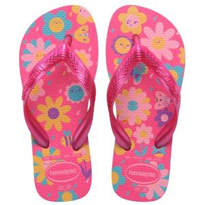 Havaianas Kids Flores Girls FlipFlop Pink Flux/Pink Gum 12/13 UK Child Havaianas Kids Flores Girls FlipFlop Pink Flux/Pink Gum 12/13 UK Child