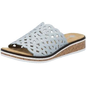 Rieker Women's V3693 Mules, Blue, 5 UK Rieker Women's V3693 Mules, Blue, 5 UK