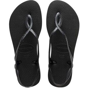 Havaianas Luna Sandals Women Black 1/2 UK Sandals Shoes Havaianas Luna Sandals Women Black 1/2 UK Sandals Shoes