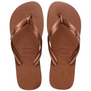 Havaianas Top Tiras Women FlipFlop Rust/Metallic Copper 3.5/4 UK Havaianas Top Tiras Women FlipFlop Rust/Metallic Copper 3.5/4 UK