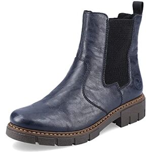 Rieker Women Ankle Boots Z3561, Ladies Chelsea Boots,Low Boots,Half Boots,Bootie,Slip Boot,Flat,Blue (Blau / 14),36 EU / 3.5 UK Rieker Women Ankle Boots Z3561, Ladies Chelsea Boots,Low Boots,Half Boots,Bootie,Slip Boot,Flat,Blue (Blau / 14),36 EU / 3.5 UK