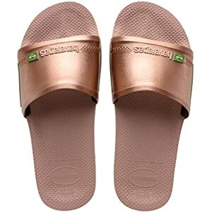 Havaianas slide brasil crocus rose/gloden blush 45/46 Havaianas slide brasil crocus rose/gloden blush 45/46