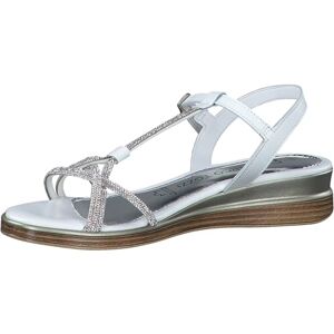 MARCO TOZZI Women's 2-28260-42 Wedge Sandal, White Comb, 3.5 MARCO TOZZI Women's 2-28260-42 Wedge Sandal, White Comb, 3.5