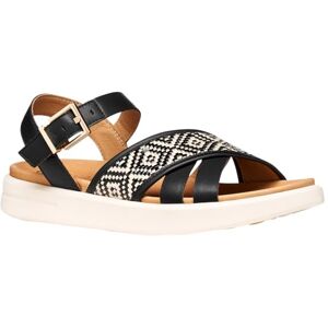 Geox Women's D XAND 2S B Wedge Sandal, Black, 42 EU Geox Women's D XAND 2S B Wedge Sandal, Black, 42 EU