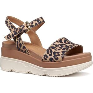Geox Women's D Gardenia C Wedge Sandal, Natural, 37 EU Geox Women's D Gardenia C Wedge Sandal, Natural, 37 EU