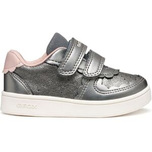 Geox Baby B Eclyper Girl Sneakers Grey/Lt Rose, 25 EU Geox Baby B Eclyper Girl Sneakers Grey/Lt Rose, 25 EU