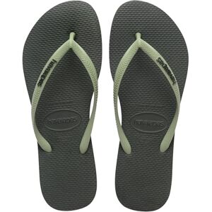 Havaianas Slim Logo Pop Up Women Flipflop Olive Green 8.5/9 UK Havaianas Slim Logo Pop Up Women Flipflop Olive Green 8.5/9 UK