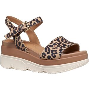 Geox Women's D Gardenia C Wedge Sandal, Natural, 39.5 EU Geox Women's D Gardenia C Wedge Sandal, Natural, 39.5 EU