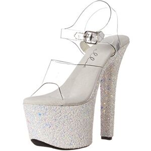 Ellie Shoes Women's 711-SERENITY Heeled Sandal, White, 8 UK Ellie Shoes Women's 711-SERENITY Heeled Sandal, White, 8 UK