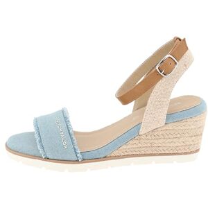TOM TAILOR Women's 5390040017 Wedge Sandal, Sky, 7.5 UK TOM TAILOR Women's 5390040017 Wedge Sandal, Sky, 7.5 UK