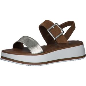 MARCO TOZZI Women's 2-28240-42 Heeled Sandal, Platinum Comb, 7.5 MARCO TOZZI Women's 2-28240-42 Heeled Sandal, Platinum Comb, 7.5