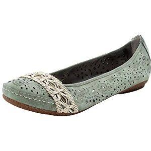 Rieker Women's 41466 Ballet Flats, Green 52, 6.5 UK Rieker Women's 41466 Ballet Flats, Green 52, 6.5 UK