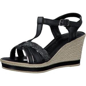 MARCO TOZZI Women's 2-28020-42 Heeled Sandal, Black Comb, 3.5 MARCO TOZZI Women's 2-28020-42 Heeled Sandal, Black Comb, 3.5