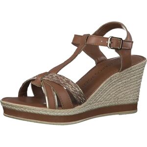 MARCO TOZZI Women's 2-28020-42 Heeled Sandal, Cognac Comb, 5.5 MARCO TOZZI Women's 2-28020-42 Heeled Sandal, Cognac Comb, 5.5