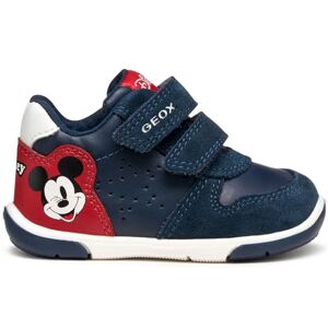 Geox Baby Boys B Zapito Boy First Walker Shoe, Navy Red, 4.5 UK Child Geox Baby Boys B Zapito Boy First Walker Shoe, Navy Red, 4.5 UK Child