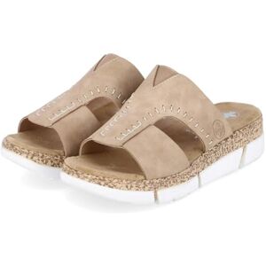 Rieker Women's V2375 Mules, Beige, 42 EU Rieker Women's V2375 Mules, Beige, 42 EU