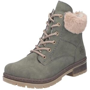 Rieker Y7424 Women's Lace-Up Ankle Boots, Green 54, 3.5 UK Rieker Y7424 Women's Lace-Up Ankle Boots, Green 54, 3.5 UK