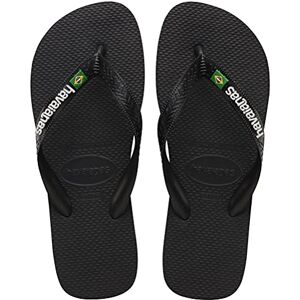 Havaianas Brasil Logo (Mini Me) Unisex Kids FlipFlop Black/Black 10/11 UK Child Havaianas Brasil Logo (Mini Me) Unisex Kids FlipFlop Black/Black 10/11 UK Child