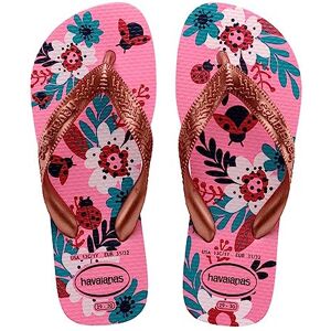 Havaianas Kids Flores Girls FlipFlop Pink Lemonade 12/13 UK Child Havaianas Kids Flores Girls FlipFlop Pink Lemonade 12/13 UK Child