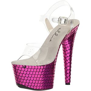Ellie Shoes Women's 709-mermaid Platform Sandal, Fuchsia, 5 UK Ellie Shoes Women's 709-mermaid Platform Sandal, Fuchsia, 5 UK