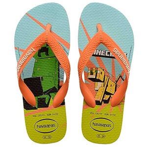 Havaianas Kids Minecraft Boys FlipFlop White/Coral 9/9.5 UK Child Havaianas Kids Minecraft Boys FlipFlop White/Coral 9/9.5 UK Child