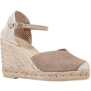 Geox Women's D Gelsa A Wedge Sandal, Beige, 7.5 UK Geox Women's D Gelsa A Wedge Sandal, Beige, 7.5 UK