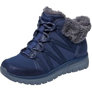 Skechers Womens Graceful Cozy Strolls Ankle Boot, Navy Nylon Webbing Faux Fur, 3.5 UK Skechers Womens Graceful Cozy Strolls Ankle Boot, Navy Nylon Webbing Faux Fur, 3.5 UK