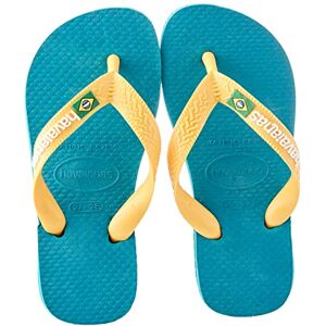 Havaianas Brasil Logo (Mini Me) Unisex Kids FlipFlop Vibe Green 9/9.5 UK Child Havaianas Brasil Logo (Mini Me) Unisex Kids FlipFlop Vibe Green 9/9.5 UK Child
