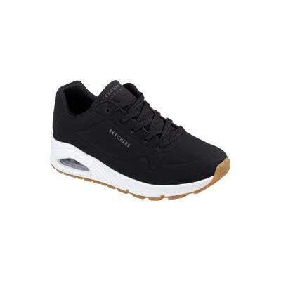 Skechers Women's UNO Stand on Air Trainer, Black/White, 3.5 UK Skechers Women's UNO Stand on Air Trainer, Black/White, 3.5 UK