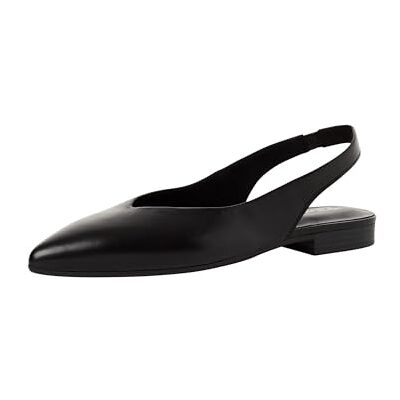 Tamaris Women's slingback pump with block heel Leather black 3.5 UK Tamaris Women's slingback pump with block heel Leather black 3.5 UK